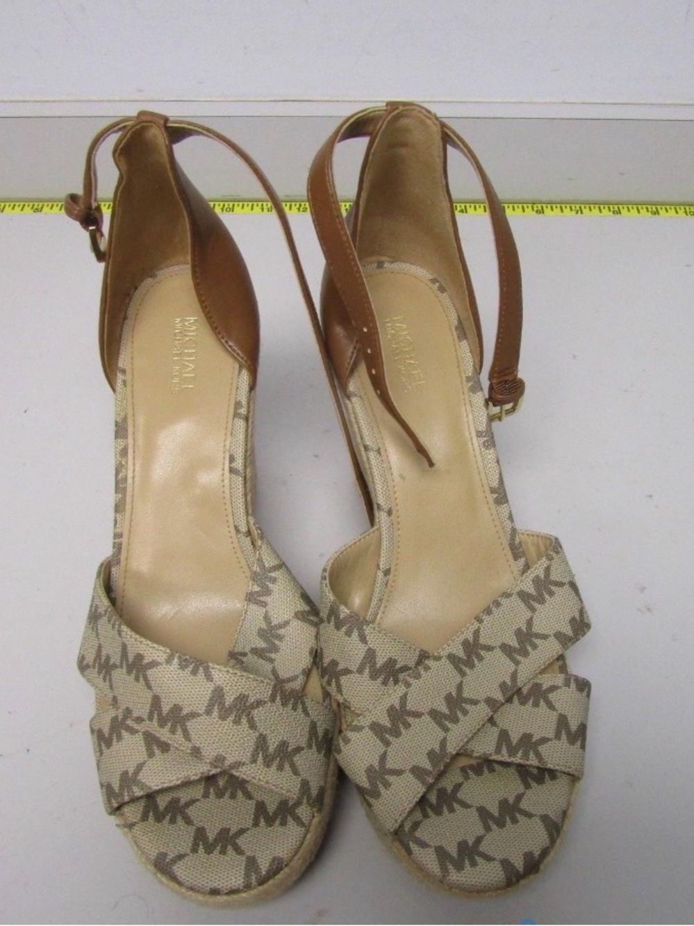 Michael Kors MK Logo Espadrille Wedge